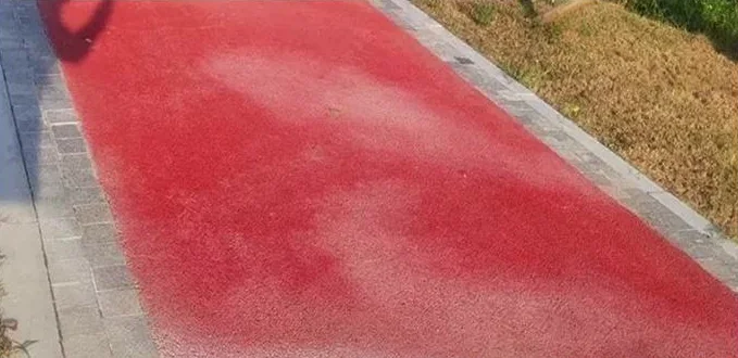 彩色透水混凝土返堿現象怎么處理