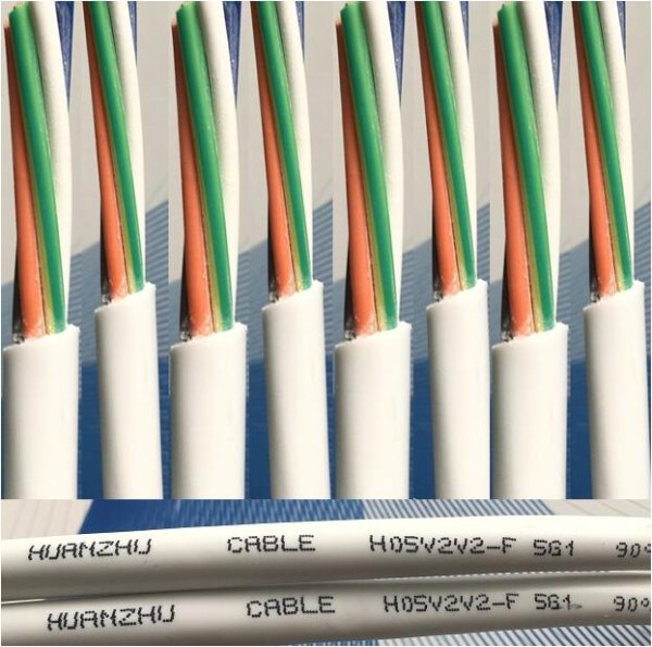 H05V2V2-F 耐熱聚氯乙烯絕緣及護套軟電纜 300/500V
