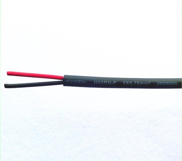 H05RN-F 歐標CE認證300/500V橡膠絕緣及護套（耐水型）軟電纜