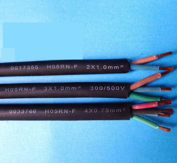 H05RN-F 歐標CE認證300/500V橡膠絕緣及護套（耐水型）軟電纜