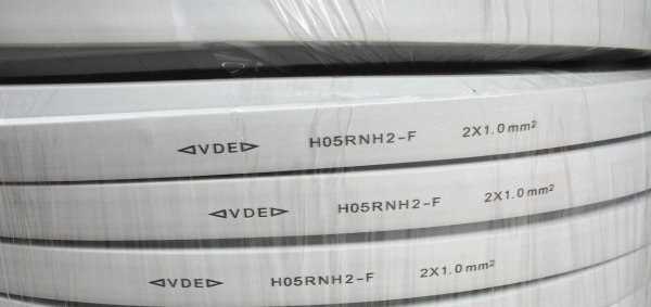 300/500V熱固性橡膠絕緣及護套扁電纜