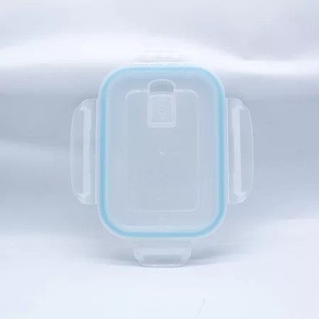 rectangular glass container