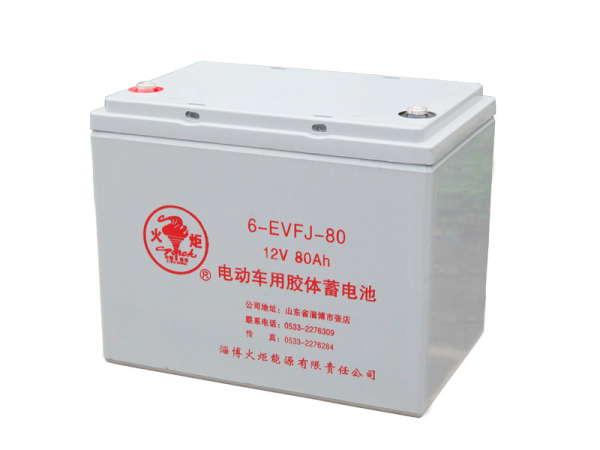 6-EVFJ-80 電動車用膠體蓄電池