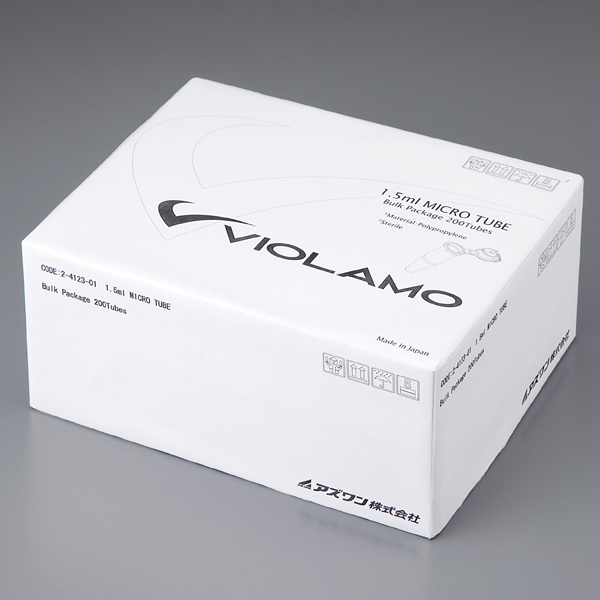 日本原装进口ASONE亚速旺微量离心管(VIOLAMO)1.5ml未灭菌和2.0ml未灭菌
