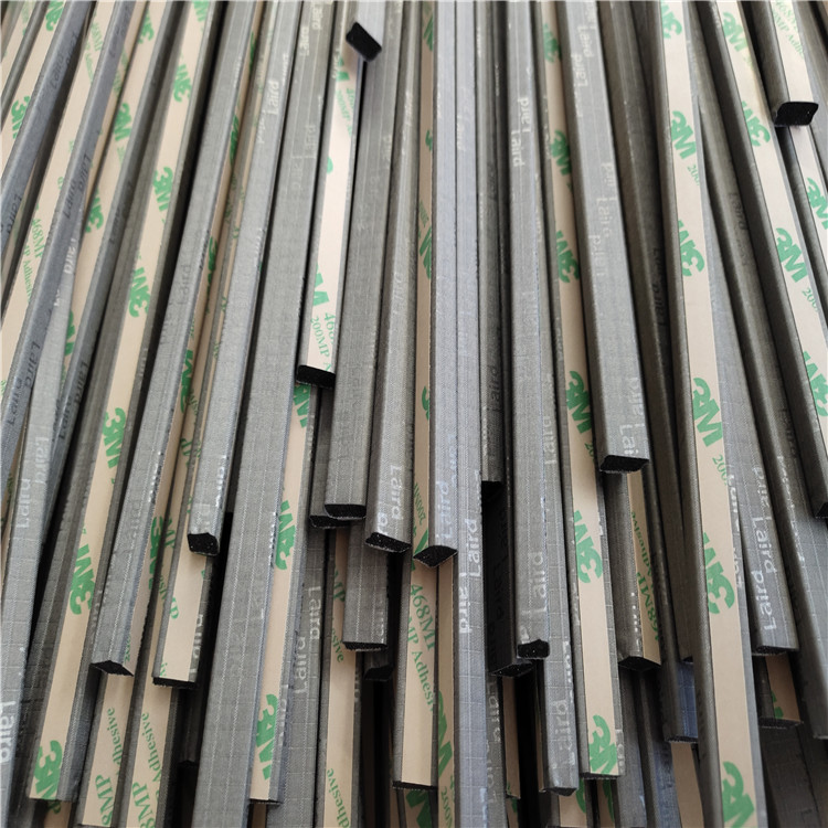 D型方格阻燃導電泡棉 材料導電泡棉 電子沖壓導電泡棉