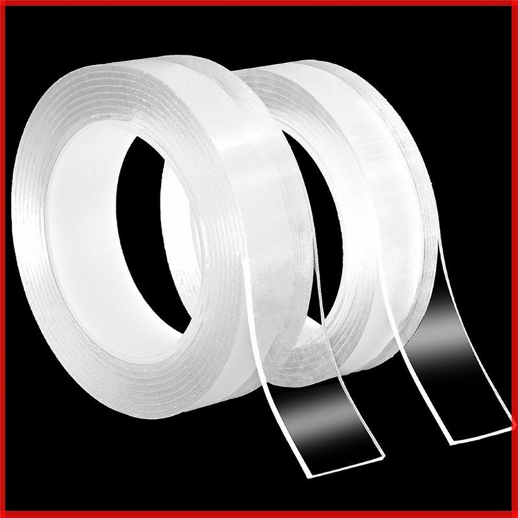 納米膠帶雙面膠貼無痕魔力膠粘透明防水墻面貼高粘度亞克力膠