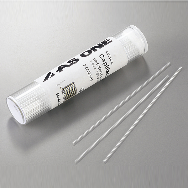 日本原装进口ASONE亚速旺点样毛细管一端封闭