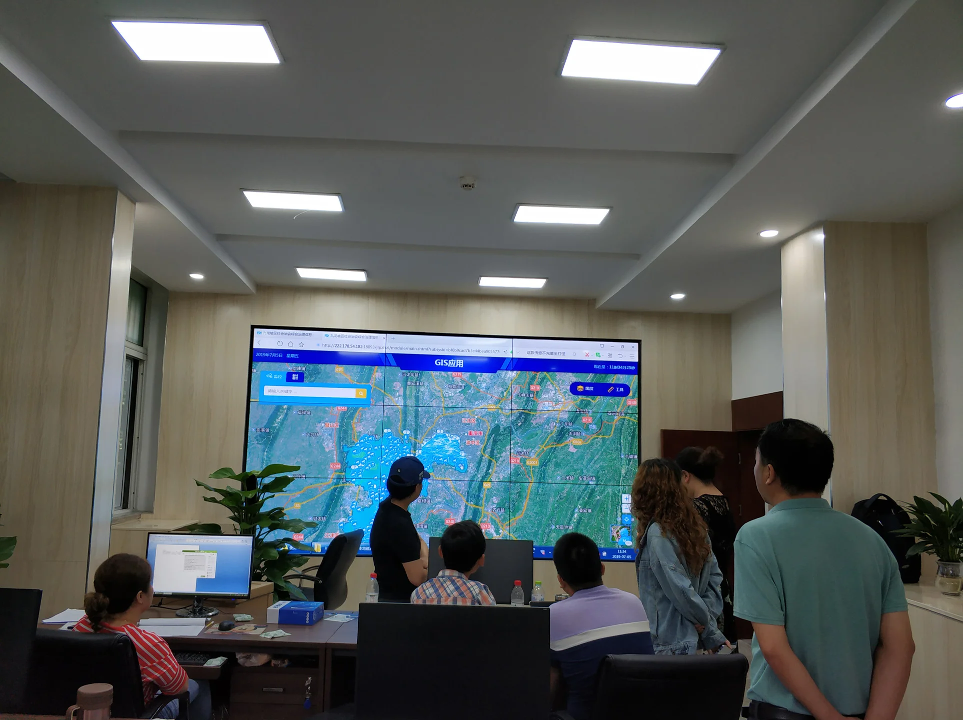 重慶市九龍區(qū)楊家坪街道辦顯示系統(tǒng)