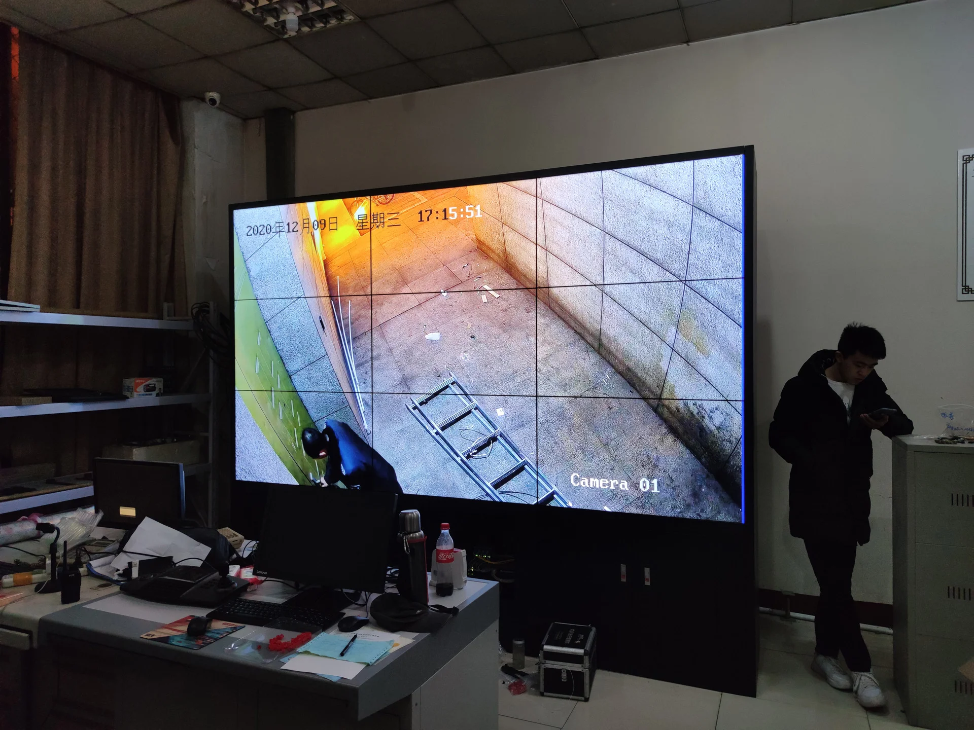55寸3.5mm3x3液晶拼接顯示屏