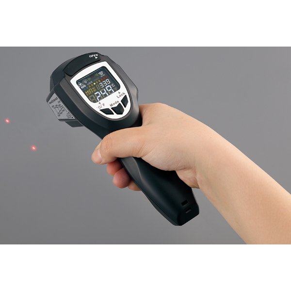 日本原装进口ASONE亚速旺红外线温度计（带双激光点）TN49SJBUG