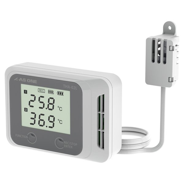 日本原装进口ASONE亚速旺数码温湿度计记录器(大屏幕，记录功能)THA-02L