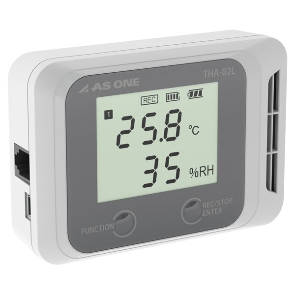 日本原装进口ASONE亚速旺数码温湿度计记录器(大屏幕，记录功能)THA-02L