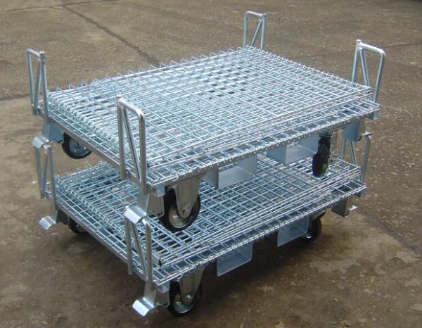 LW-倉庫籠-帶輪帶托架帶叉車孔
