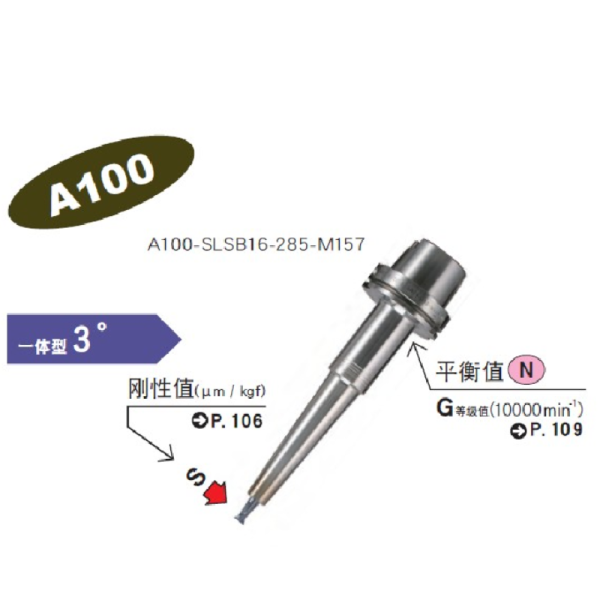 日本MST-A100一體熱裝刀柄