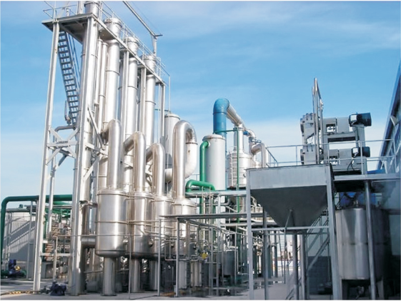 TVR三效降膜＋強制循環蒸發工藝