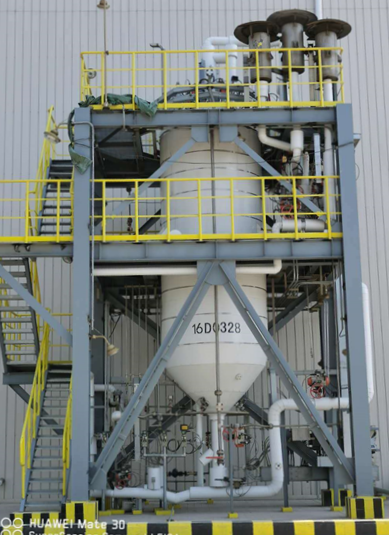 煙臺萬華催化劑卸料裝置系統