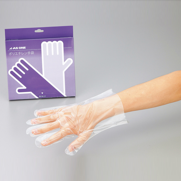 日本原装进口ASONE亚速旺经济型PE手套经济型