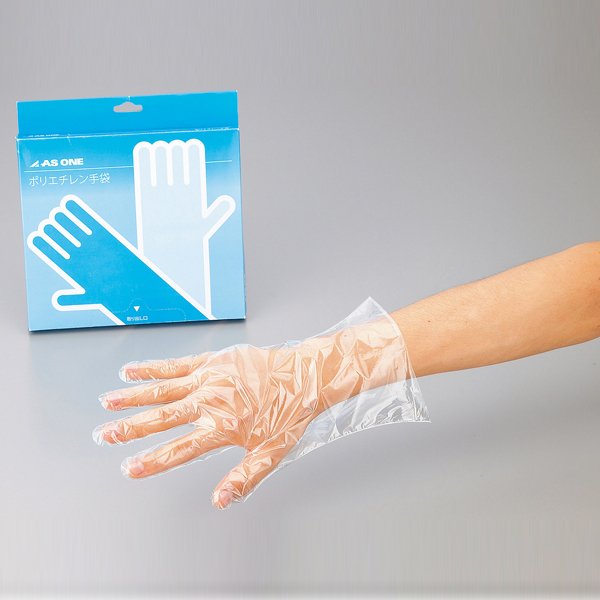日本原装进口ASONE亚速旺经济型PE手套经济型