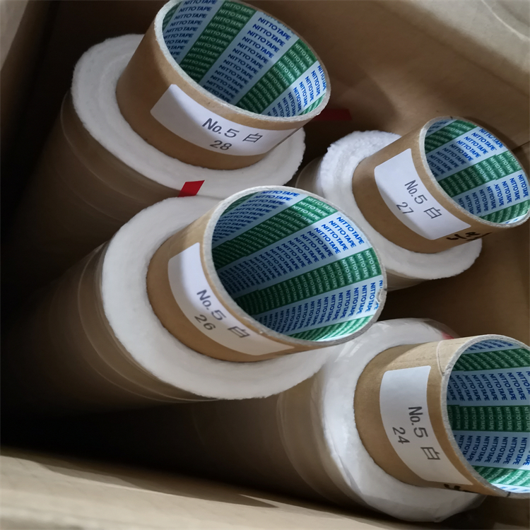 日東NO.5黑色白色醋酸布膠帶