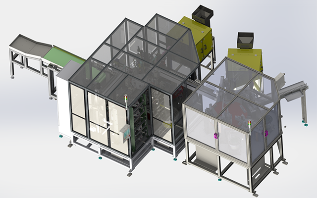 汽車座椅滑軌自動裝配檢測線