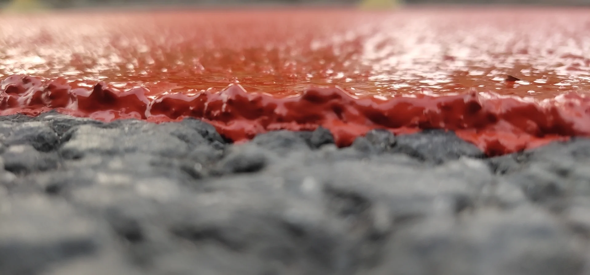 水性RPT彩色路面近景