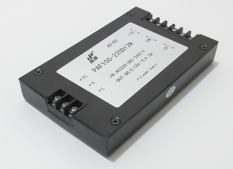 PAF系列,220轉正負12V電源模塊100W,雙12V模塊化電源