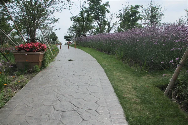 壓模混凝土路面