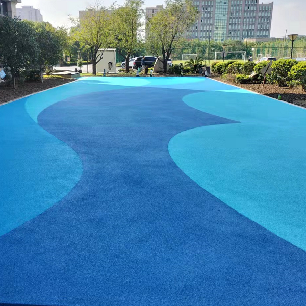 松江區(qū)寶達誠商務園休閑健身塑膠跑道