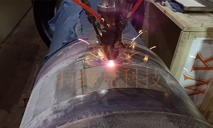 超臨界發(fā)電機(jī)轉(zhuǎn)子碳刷軸徑現(xiàn)場(chǎng)改造激光熔覆耐磨層