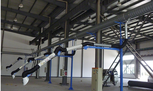 welding exhaust arm welding exhaust arm