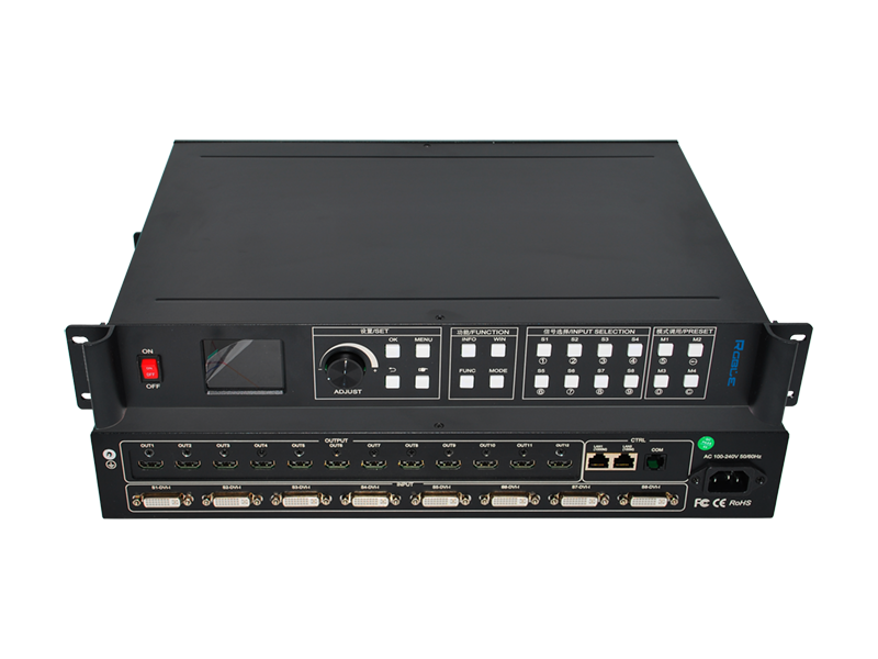 8進(jìn)12出多畫(huà)面拼接處理器