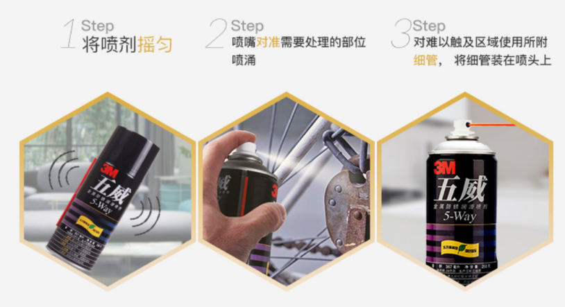 3M五威喷剂使用方法