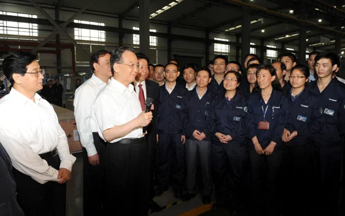 Premier Wen Jiabao inspected Xizi FORVORDA in 25th,Jun,2010
