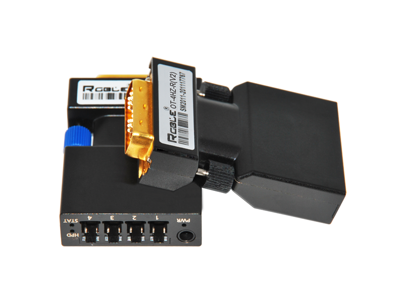4芯 DVI/-HDMI-信號 單／多模光纖傳輸延長器