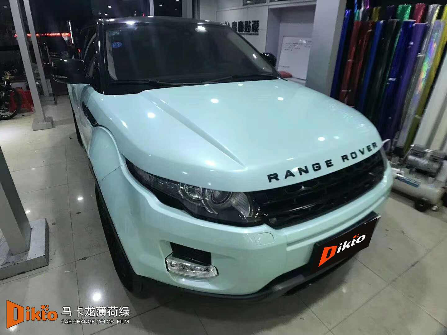 馬卡龍薄荷綠--路虎極光