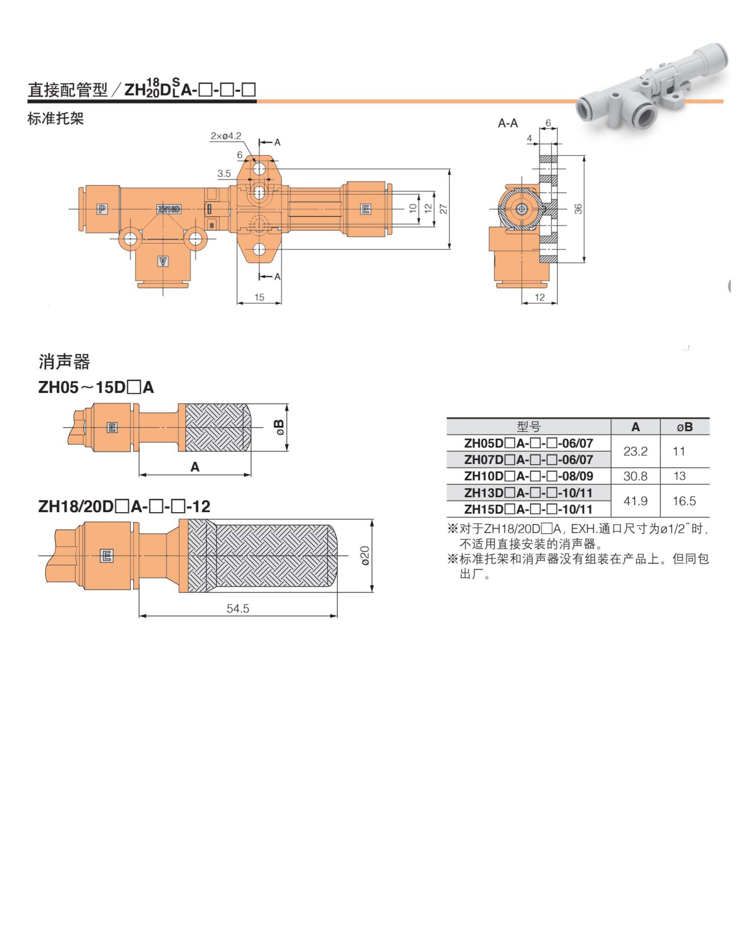 ZH系列直接配管型真空發(fā)生器