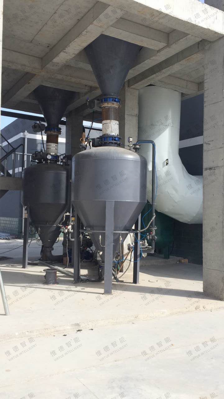 配套上海某上市工業集團提供破碎、磨粉、輸送自動化設備