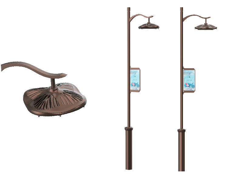 噴霧式智慧路燈