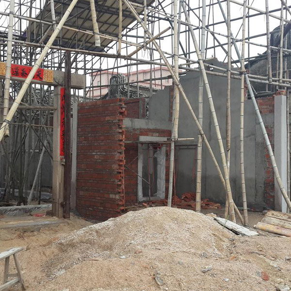 樂山祖祠新建古典建筑白蟻預防