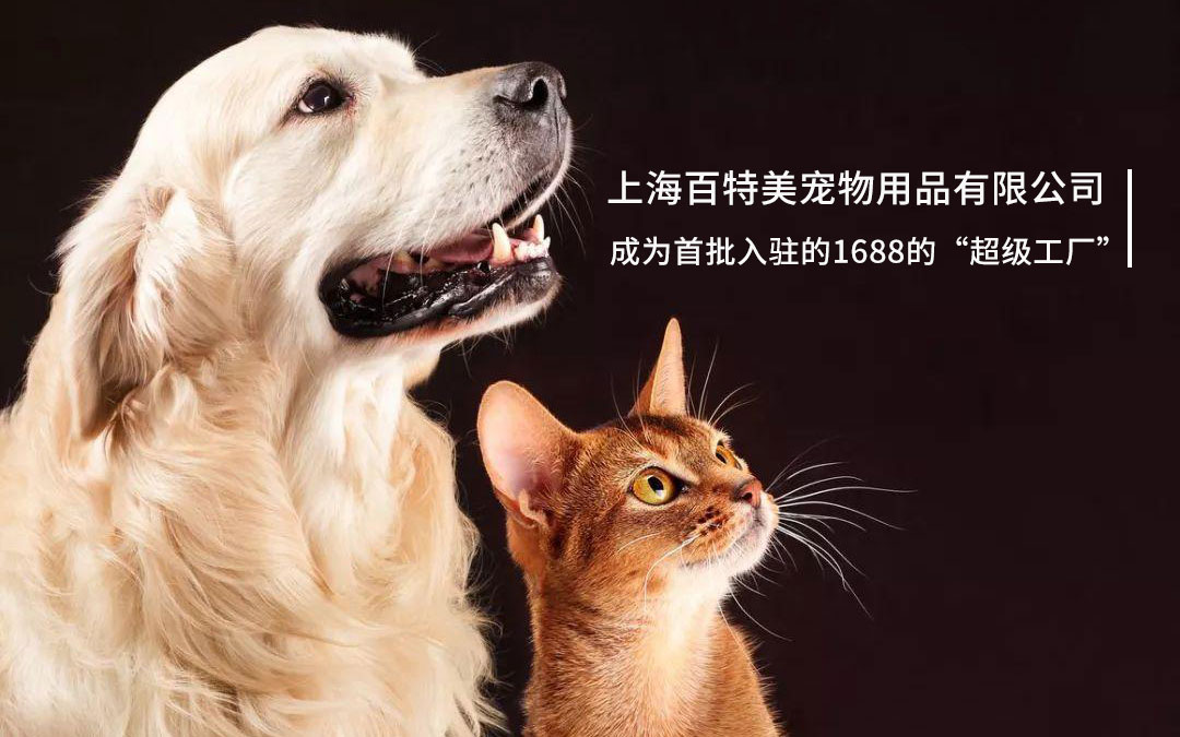 上海百特美寵物用品有限公司成為首批入駐的1688的“超級工廠”