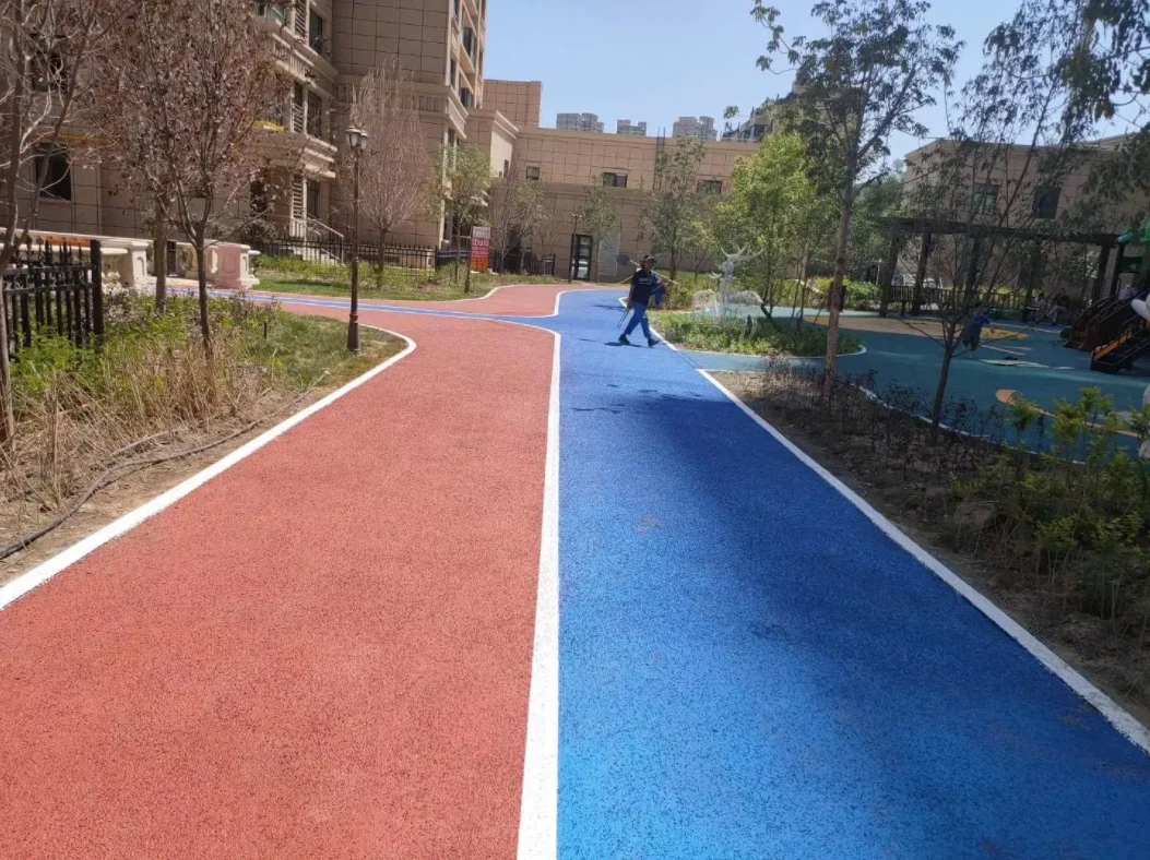 彩色透水瀝青路面