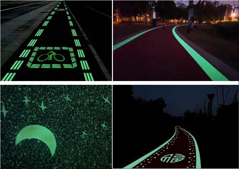 夜光路面