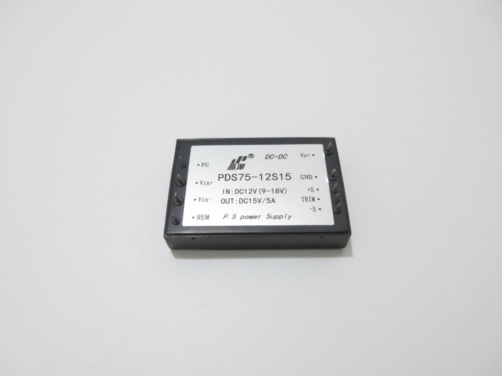 DC-DC  75W   12V轉(zhuǎn)15V5A模塊電源  插針式