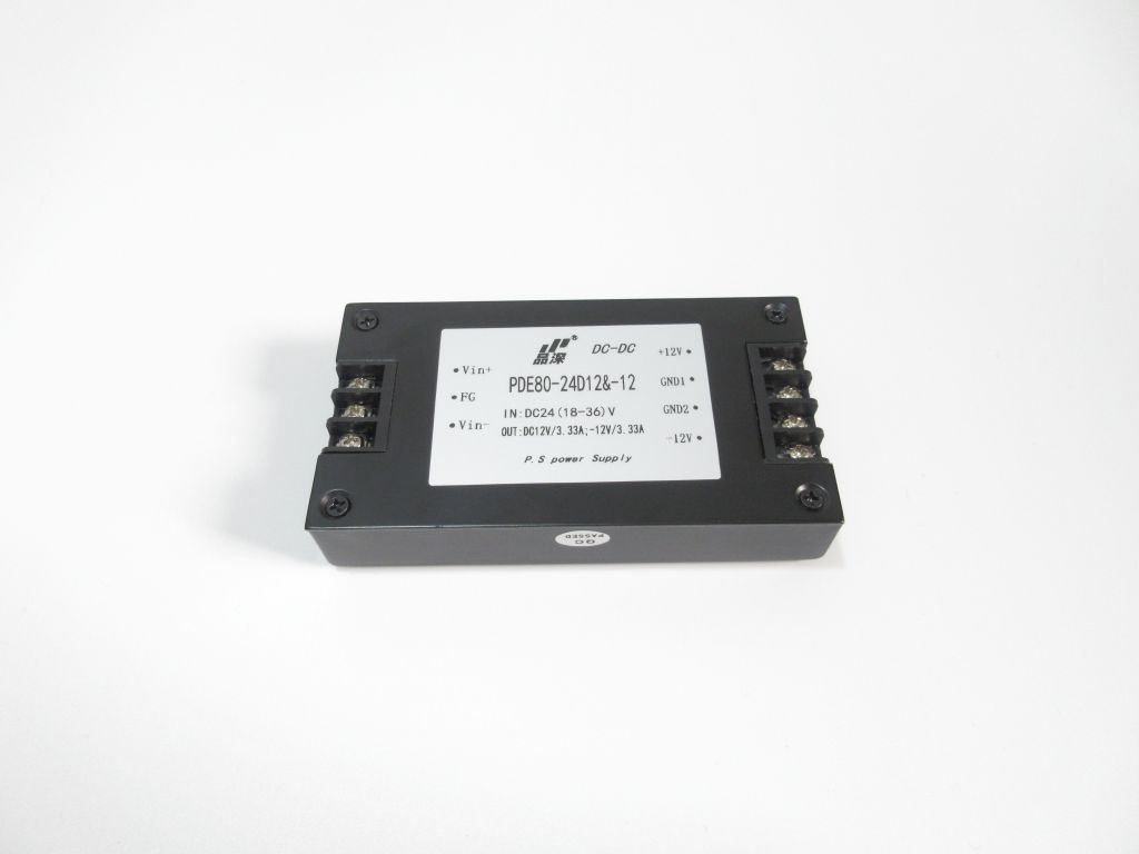 80W  24V轉正負12V雙路隔離DC-DC電源模塊  模塊電源
