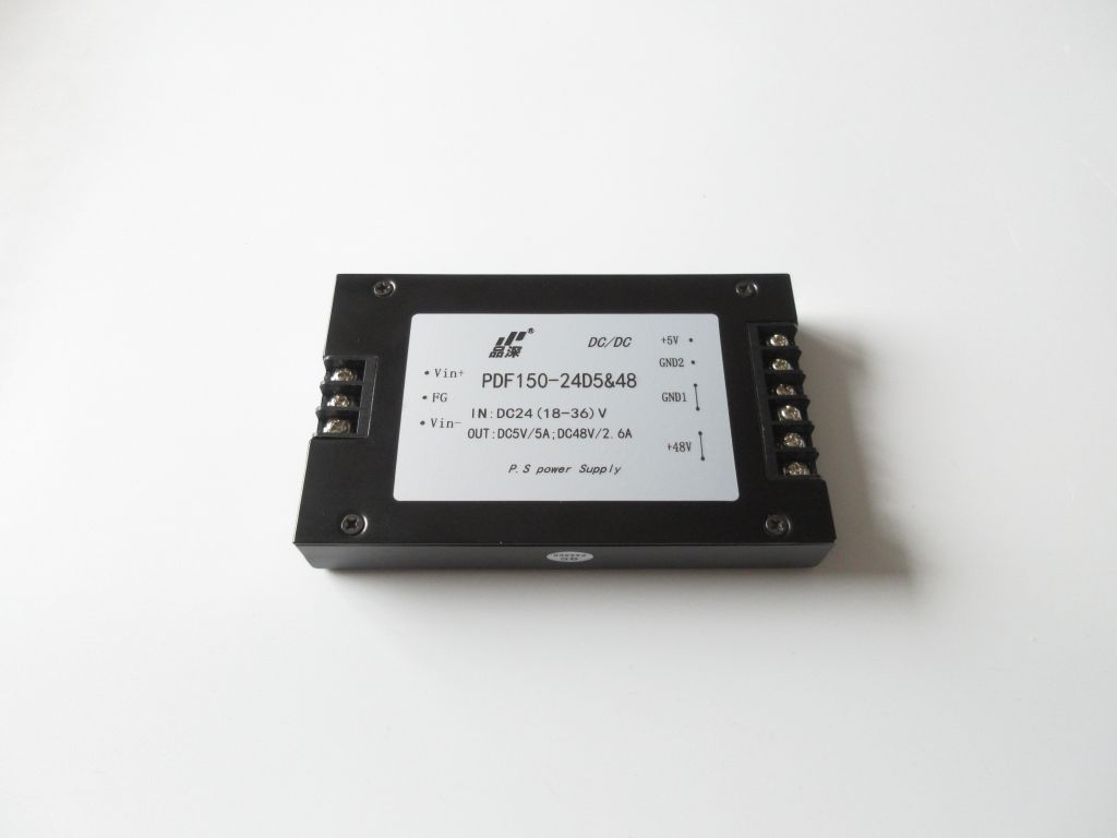 24V轉(zhuǎn)5V48V雙輸出電源模塊  模塊電源   150W  DC-DC電源