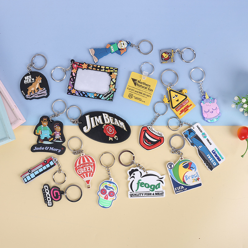 Personalized Pvc Keychain 2D Manufacturer/Factory/Wholesale