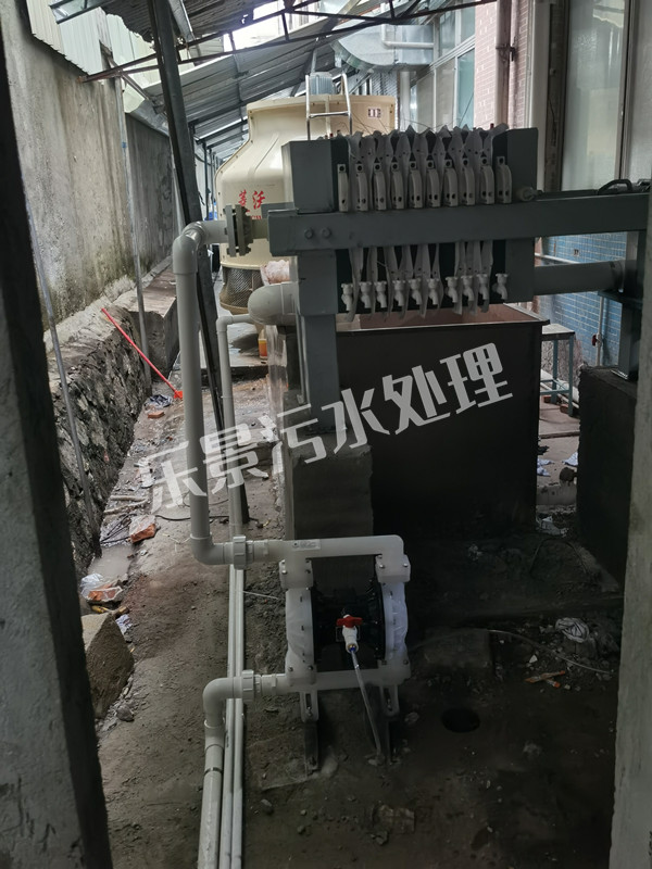 東莞厚街噴淋塔廢水處理項(xiàng)目-設(shè)備已安裝調(diào)試好