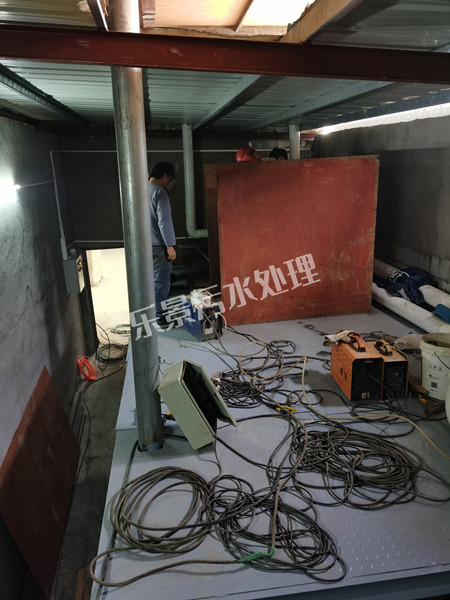 東莞厚街水簾柜廢水-絮凝沉淀池現(xiàn)場加工