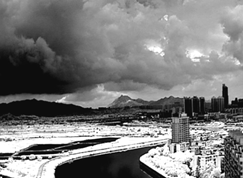 廣角開啟透霧功能