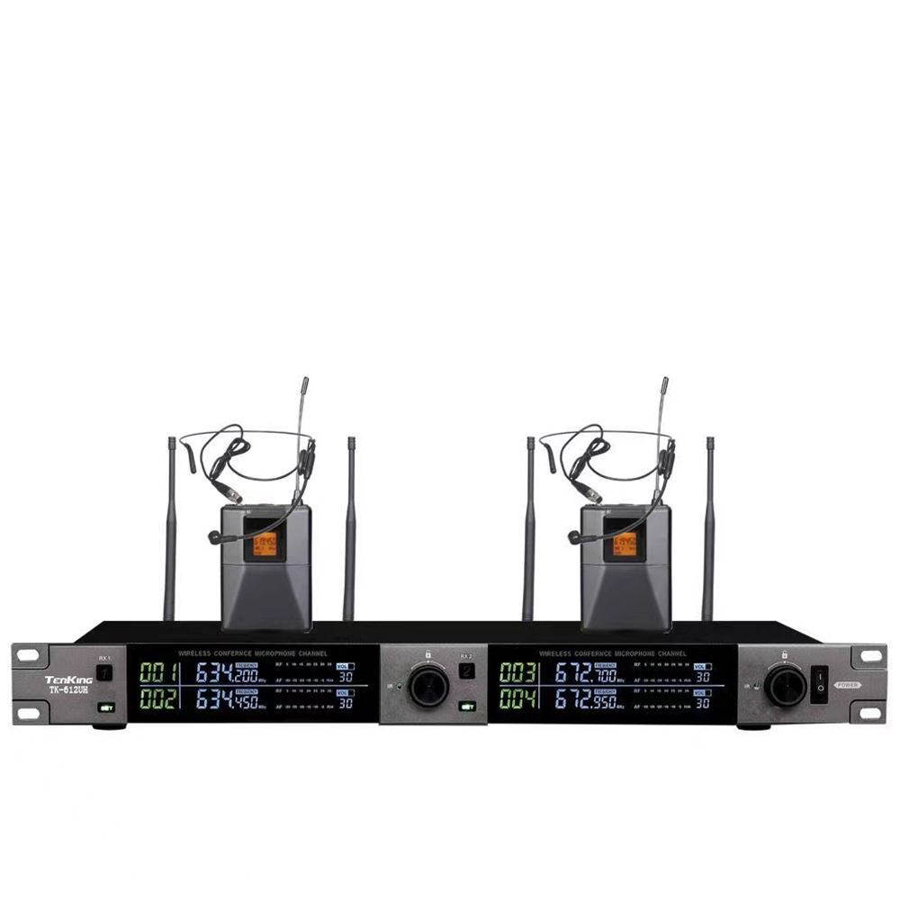 真分集一拖二頭戴麥克風(fēng)TK-612UH（頭戴）